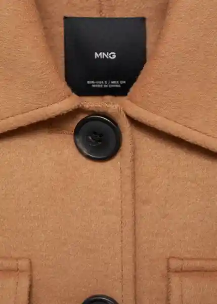 Chaqueta Anna2 Camel Talla S Mujer Mango