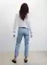 Pantalón Jean Irene Tejano Medio Talla 50 Mujer Mango