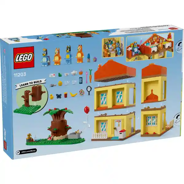 Set de Construcción Casa Familiar de Bluey Lego