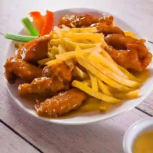 Alas Wings X12 + Gaseosa 250 ml