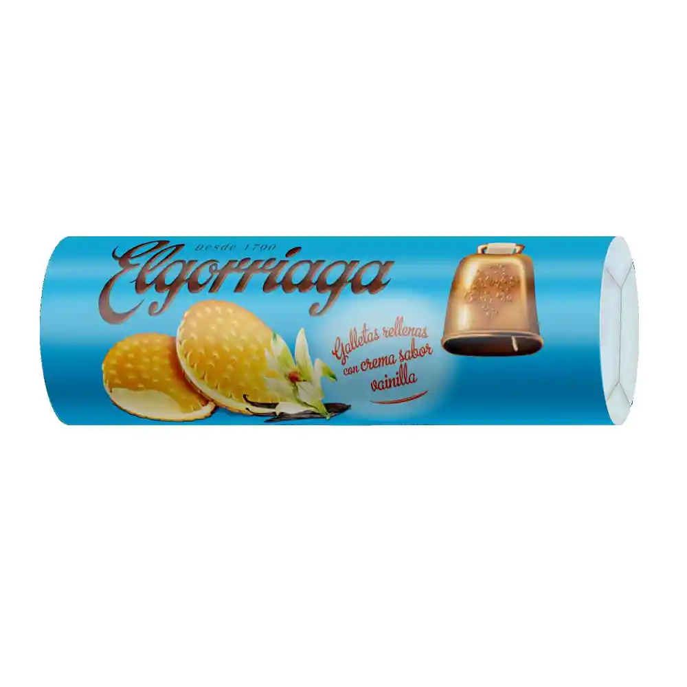 Galleta Elgorriaga Relleno Crema Vainilla