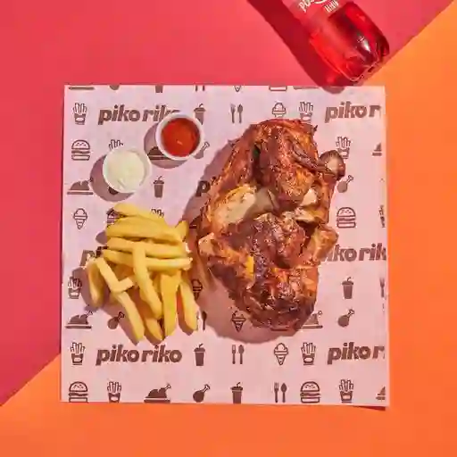 Combo 1/2 Pollo Asado O Broasted