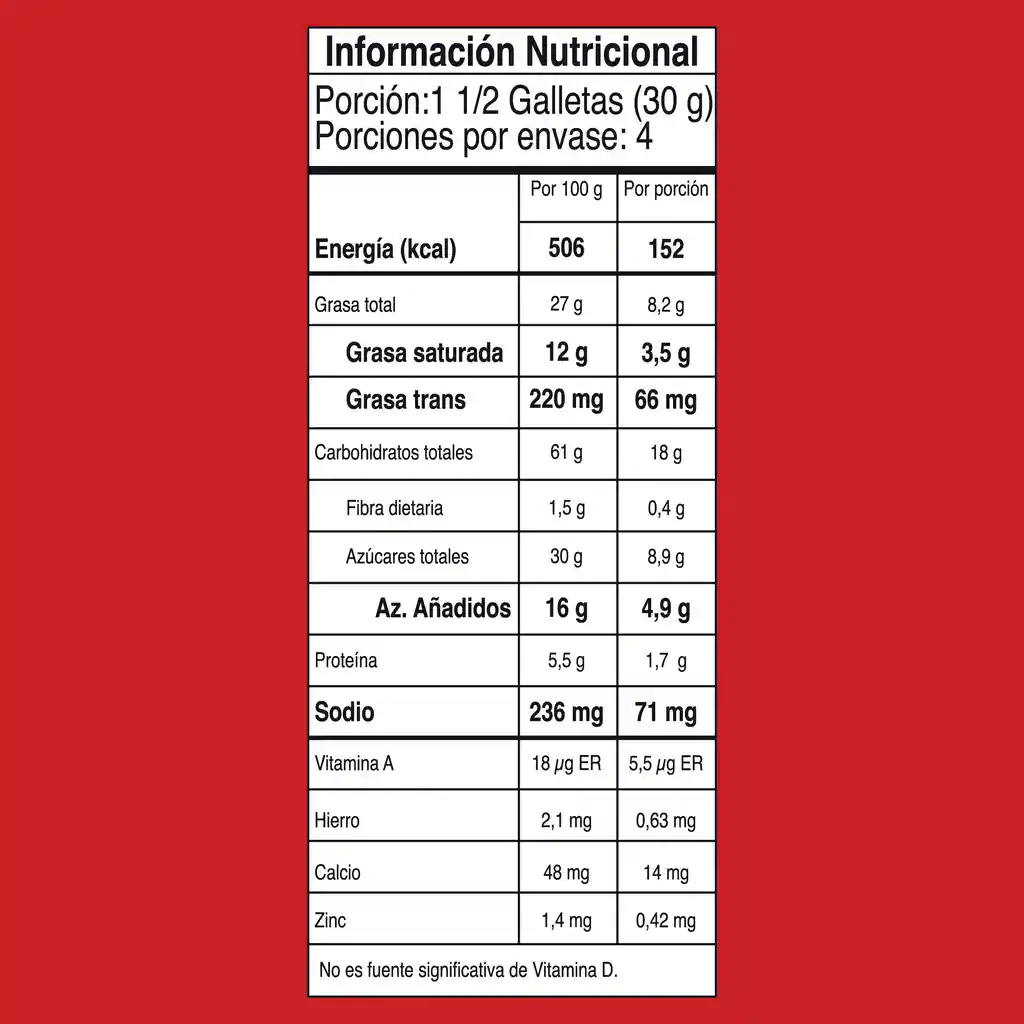 Galletas Choco Cookies NESTLÉ con relleno y chips de chocolate x 120g