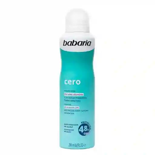 Babaria Desodorante Spray Cero Unisex