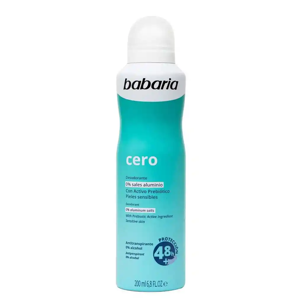 Babaria Desodorante Spray Cero Unisex