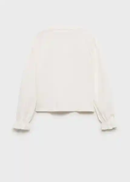 Camiseta Bloom Offwhite Talla 14 Niños Mango