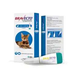 Bravecto Antipulgas para Gato 2.8 a 6.2 Kg