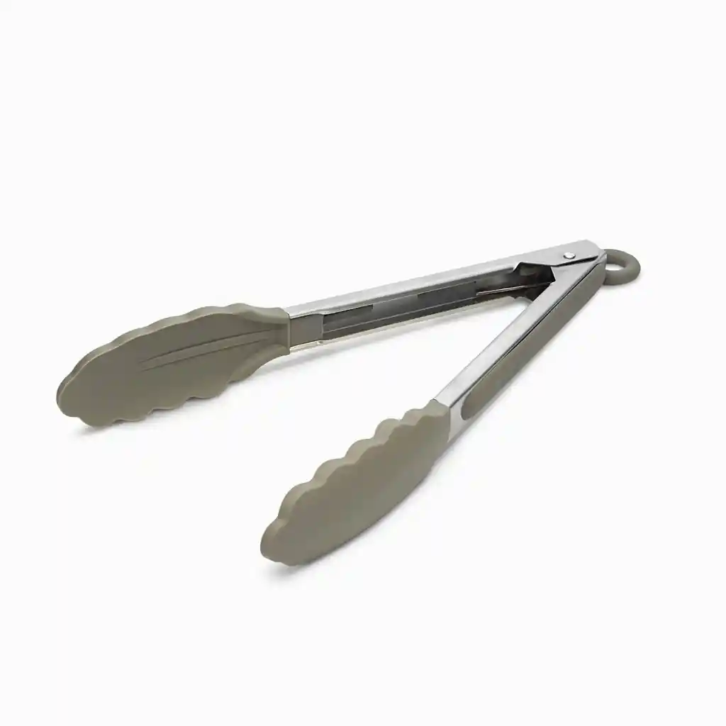 Pinza Acero Inoxidable y Silicona Gris Ambiente Gourmet