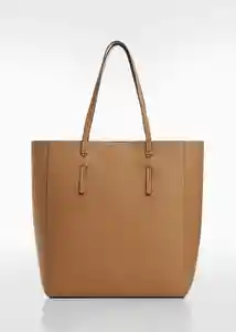 Bolso G Peonia Cuero Talla 99 Mujer Mango