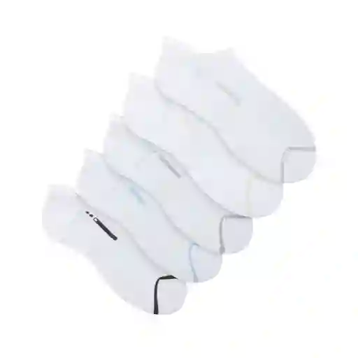 Medias Deportivas Tobilleras Masculino Running Masc X5 Punto Blanco