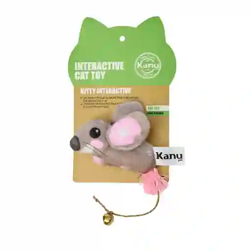 Kanu Peluche Ratón Gris Para Gato Pet