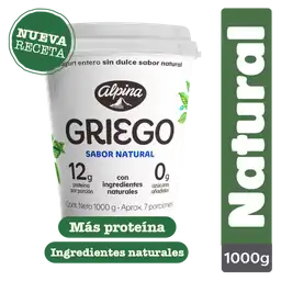 Alpina Yogurt Griego Sabor Natural