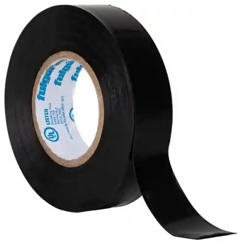 Fulgore Cinta De Aislar Negra 18 M X 19 Mm