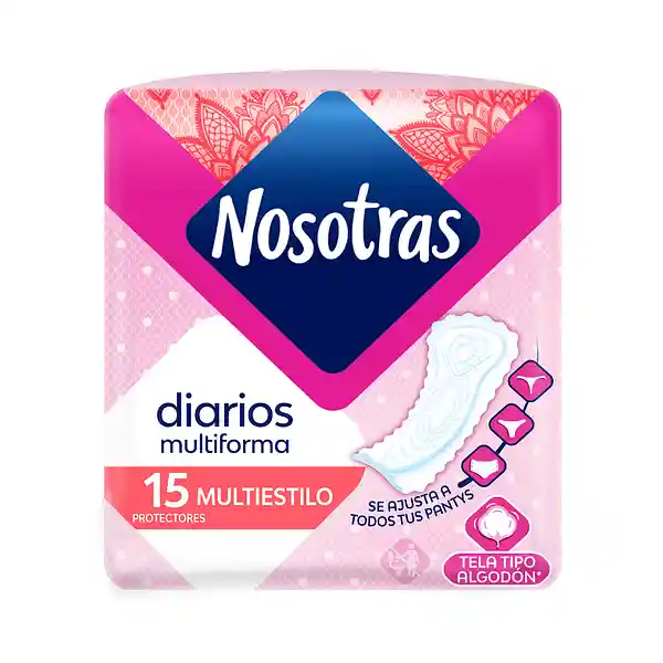 Nosotras Protector Diario Normal + Protector Diario Multiestilo