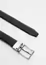 Cinturón Emili5 Negro Talla 90 Hombre Mango