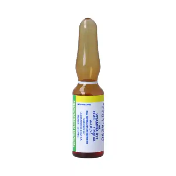 Ecar Vitamina B12 (1 mg/mL)