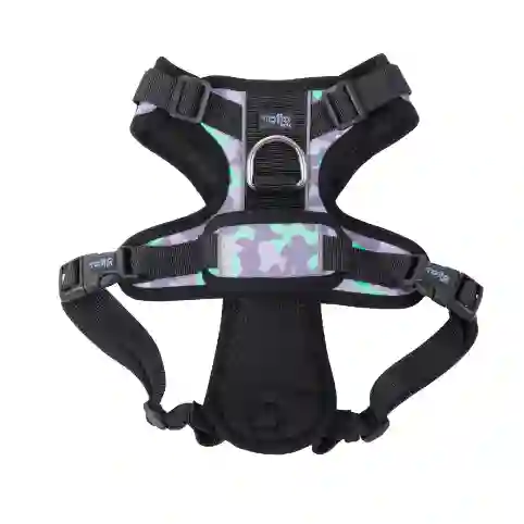 Arnes de Caminata Para Perro Totto Pechera Heikul Militar Morado