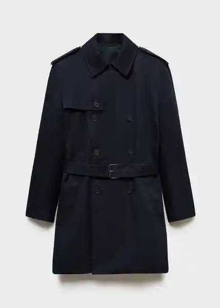 Chaqueta Parka Tango Azul Noche Talla L Hombre Mango
