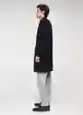 Abrigo Victor Navy Talla M Hombre Mango