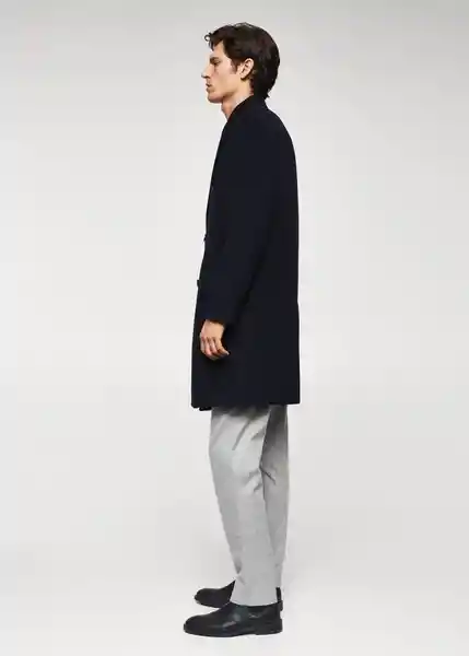 Abrigo Victor Navy Talla M Hombre Mango