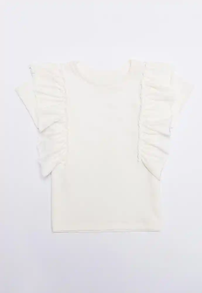 Camiseta Manga Corta 5t-blanco