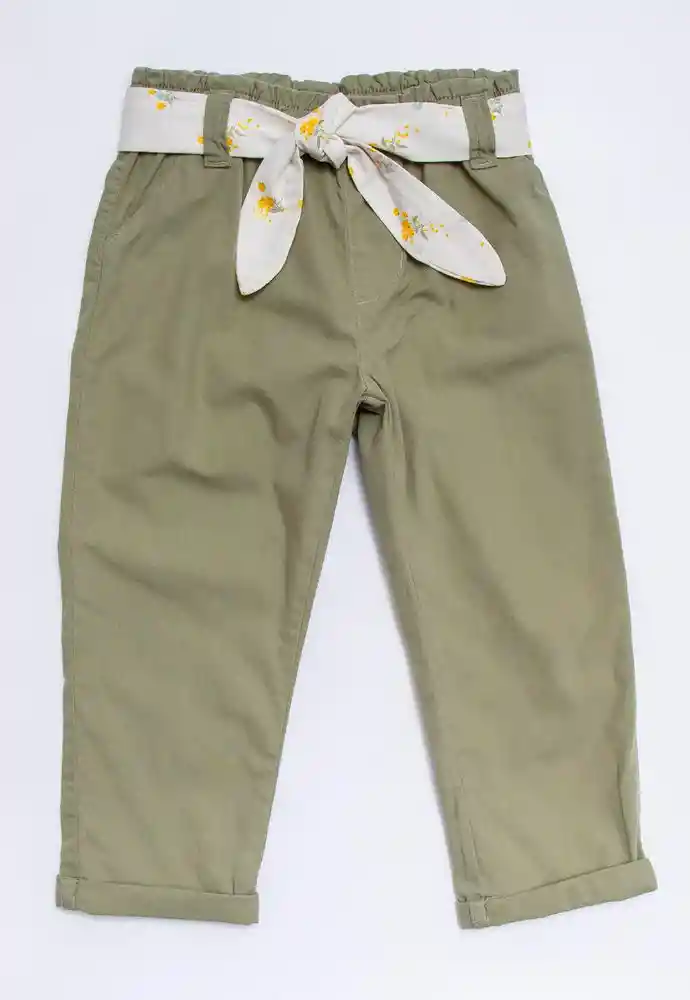 Pantalon 18/24mese-oliva