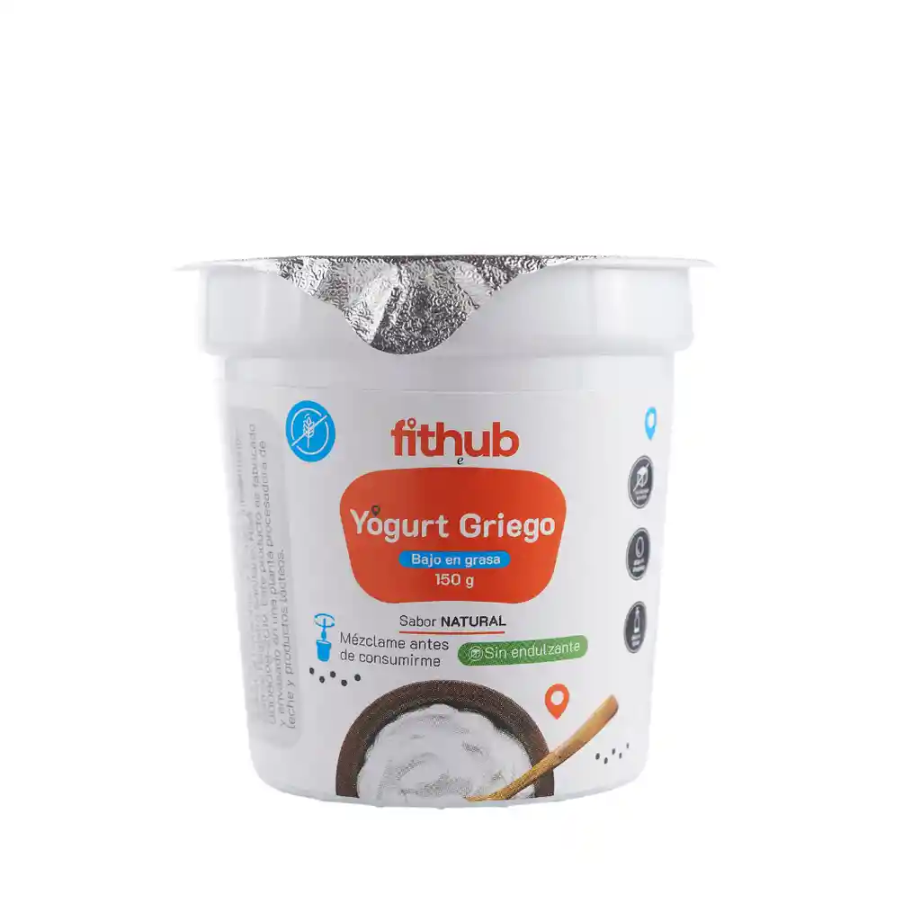 Fithub Yogurt Griego Sabor Natural