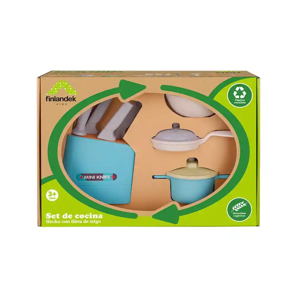 Set Accesorios de Cocina 18 Piezas Finlandek Kids