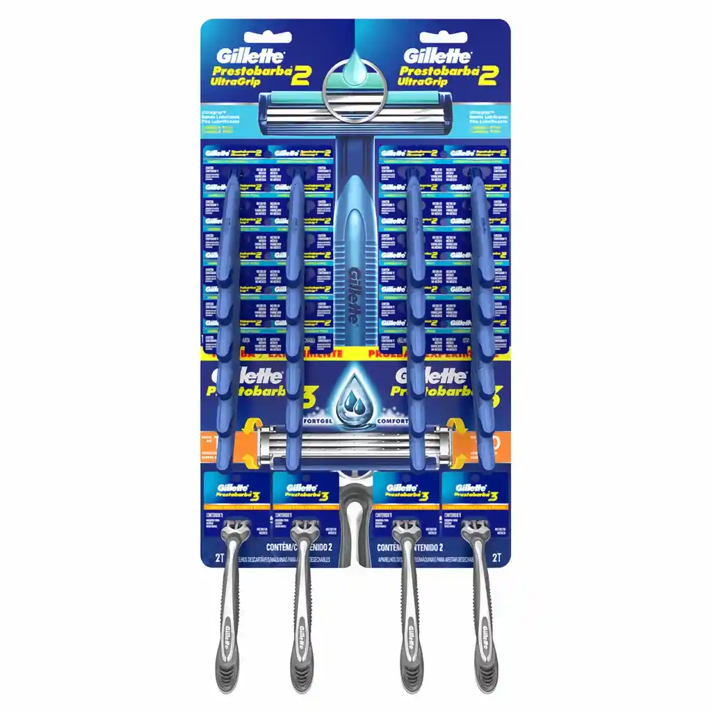Gillette Maquina De Afeitar Prestobarba Ultragrip 2 28 Und