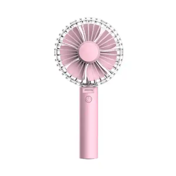 Ventilaor de Mano Plegable Miniso 1200 Mah Candy Rosa Miniso