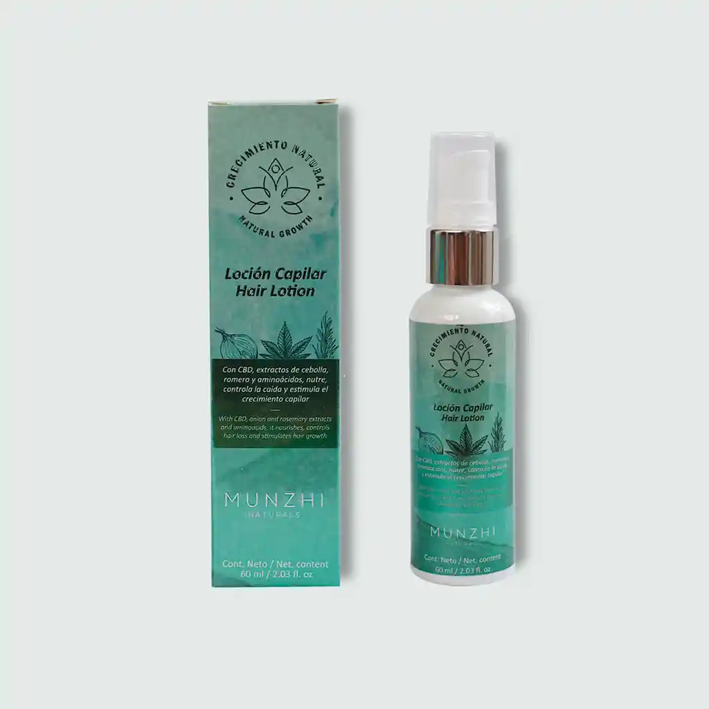 Loción Capilar Crecimiento Natural Munzhi Naturals