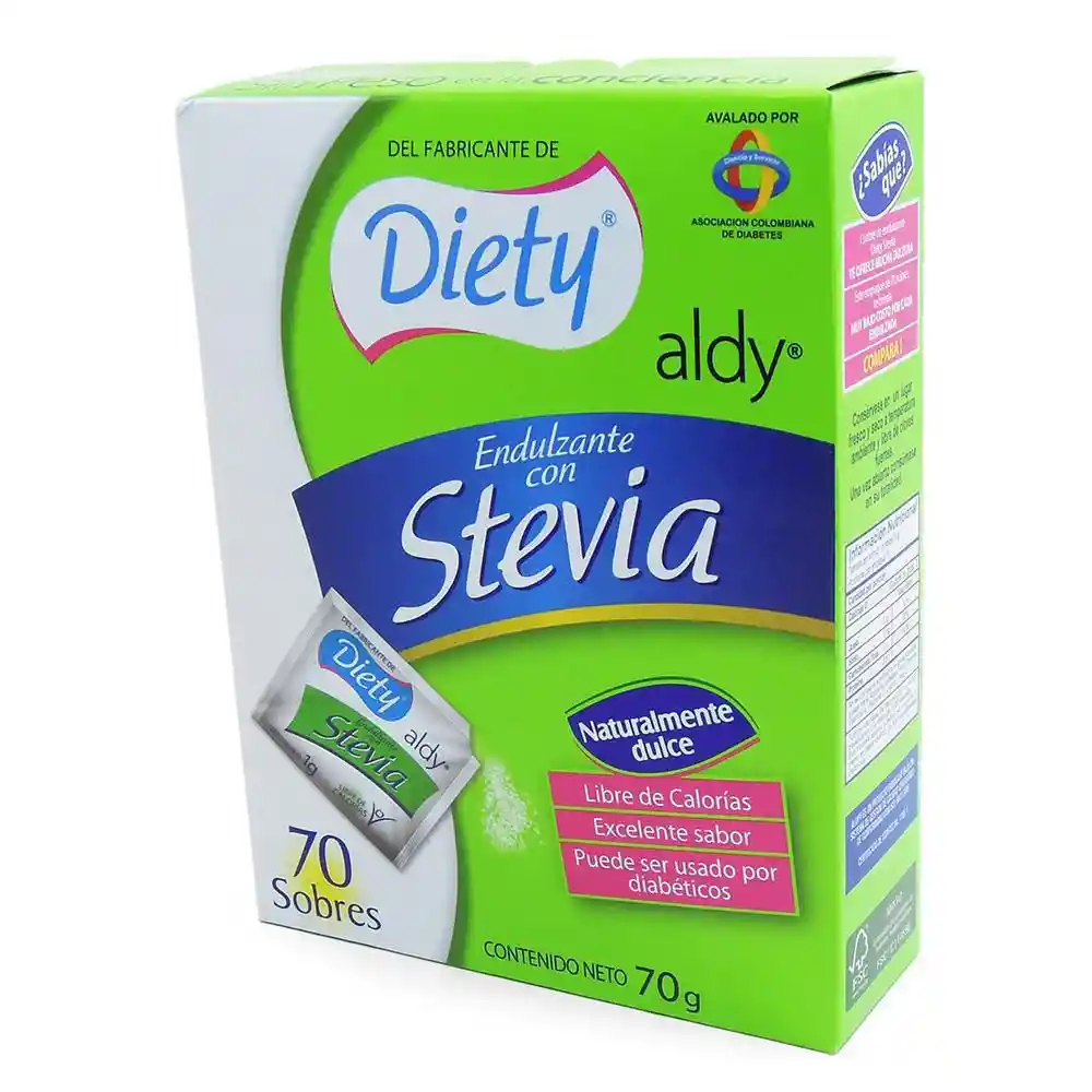 Diety Endulzante con Stevia