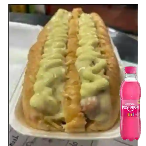 Combo Perro Gemelo + Postobón Manzana 250 ml