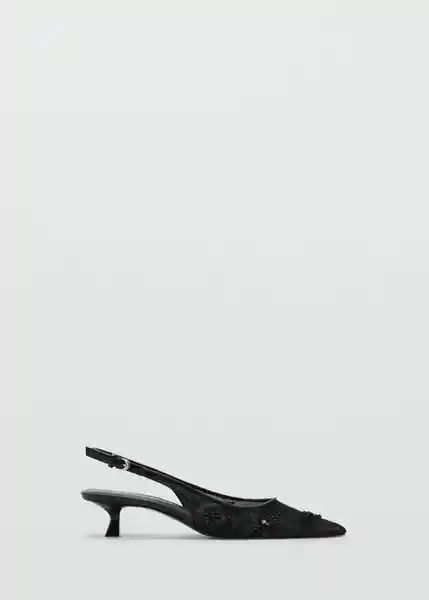 Zapatos Lucida Negro Talla 36 Mujer Mango
