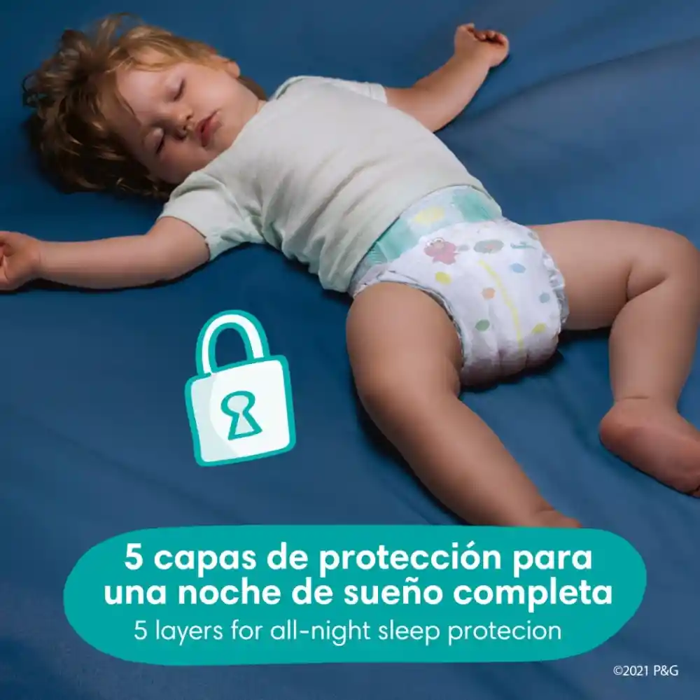 Pampers Pañales Baby-Dry Talla 4 x 128 Unidades