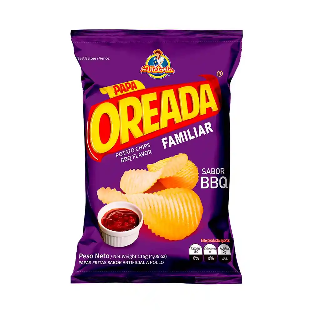 La Victoria Papas Fritas Oreada Sabor BBQ