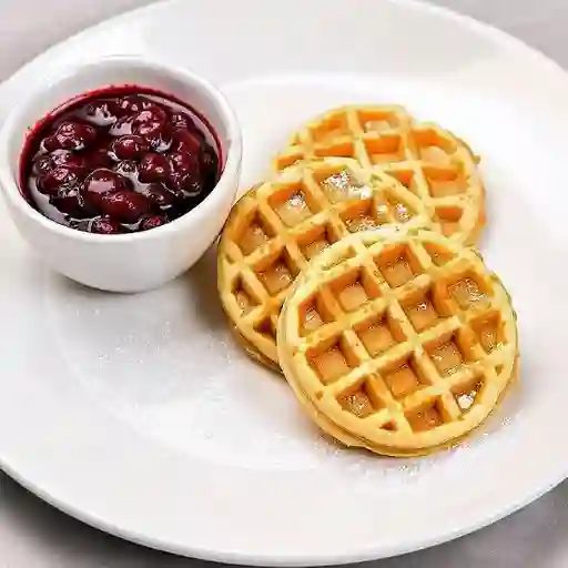 Waffles de pandebono