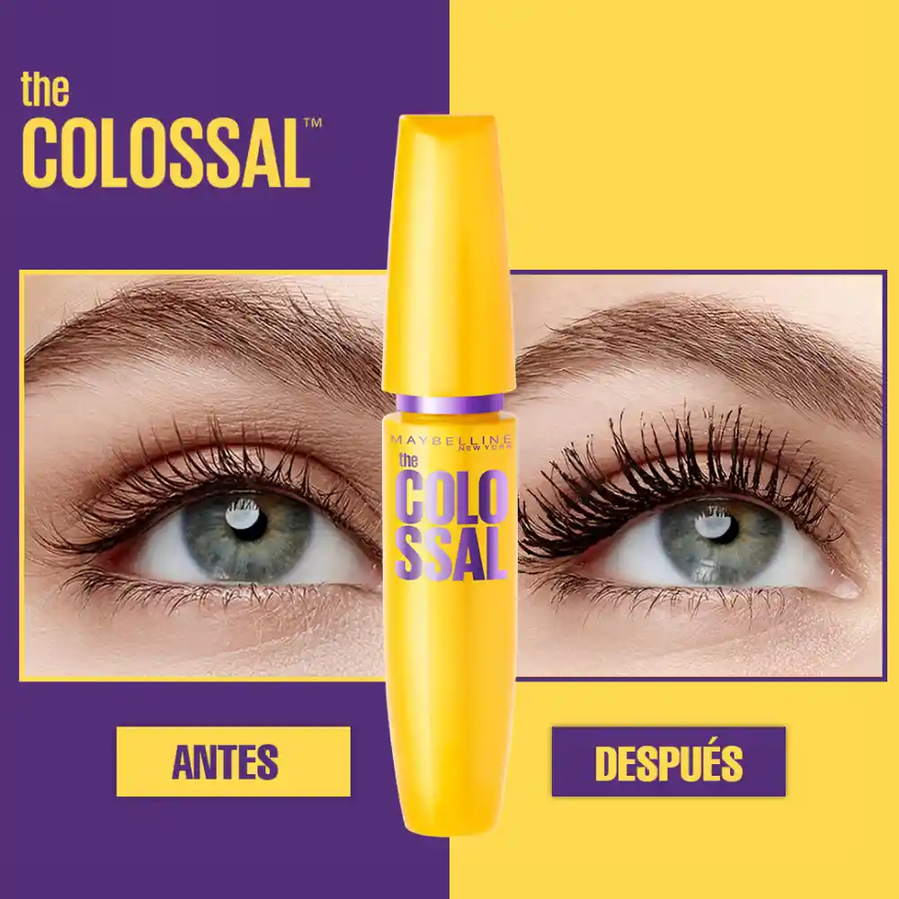 Pestañina Maybelline Colossal Volum Express Lavable 8 ml