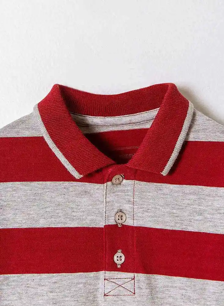 Polo Manga Corta 18/24mese-vinotinto