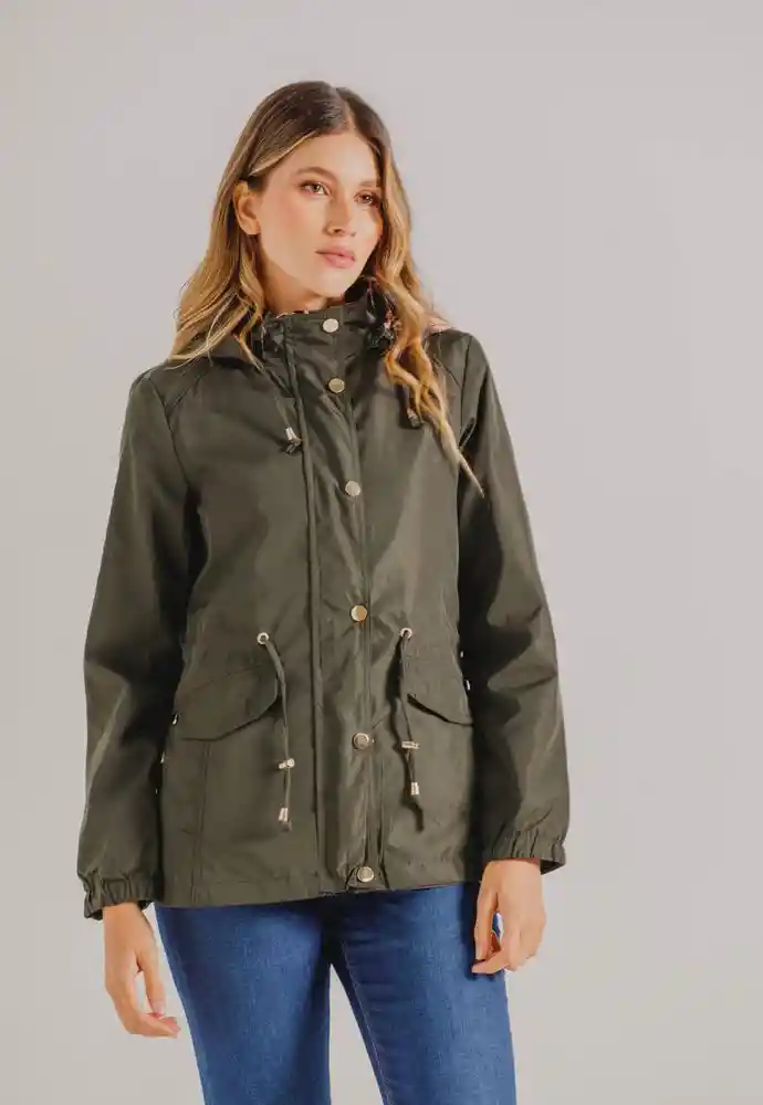 Chaqueta Reversible L-oliva
