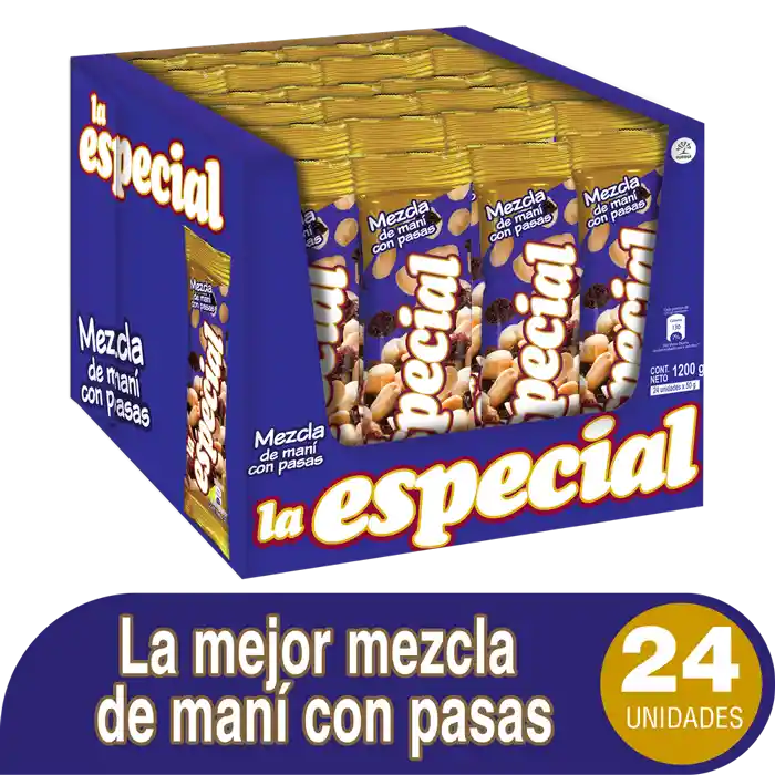 La Especial Maní Mix Pasas 1200g