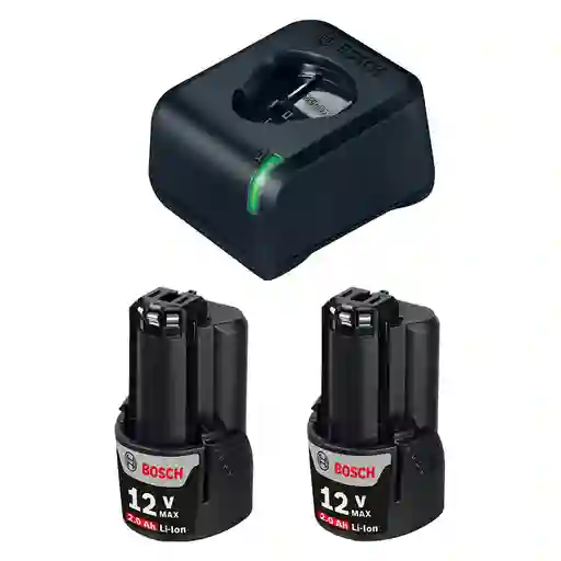 Bosch Kit Básico Baterías 2.0 Ah + Cargador 12v-20