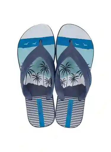 Sandalia Deck V 39/40-azul/bco