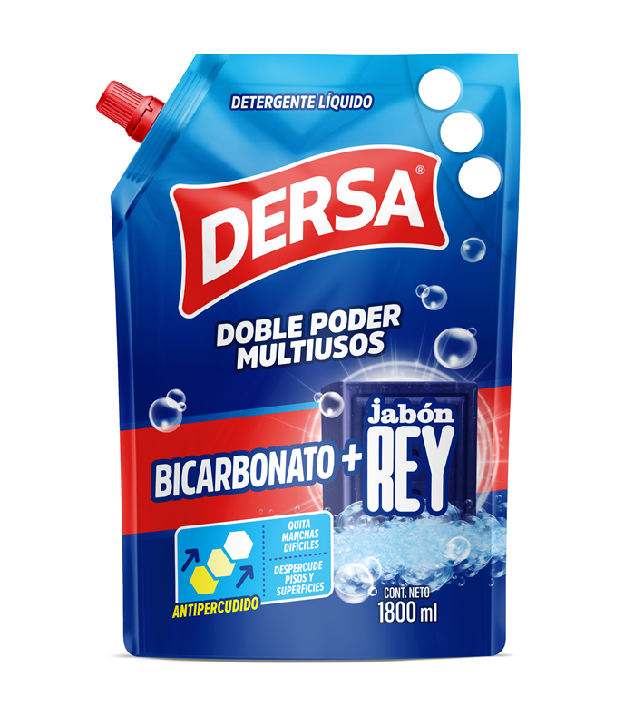 Dersa Detergente Liquido + Jabón Rey 1800 ml