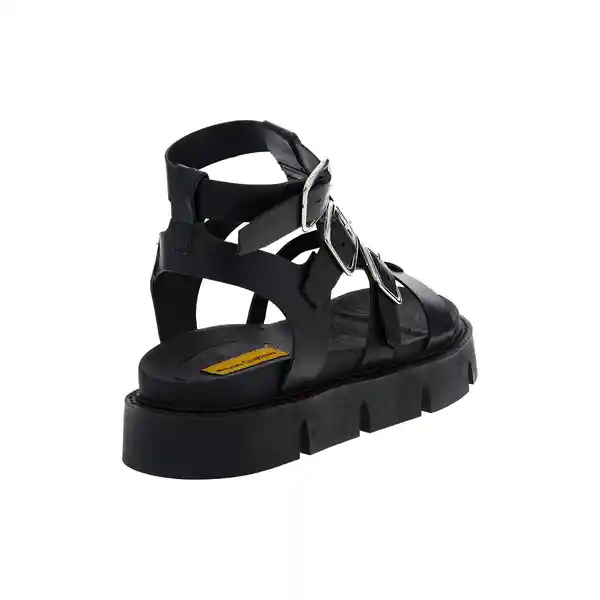 Sandalias Plataforma Fontana Negro 38