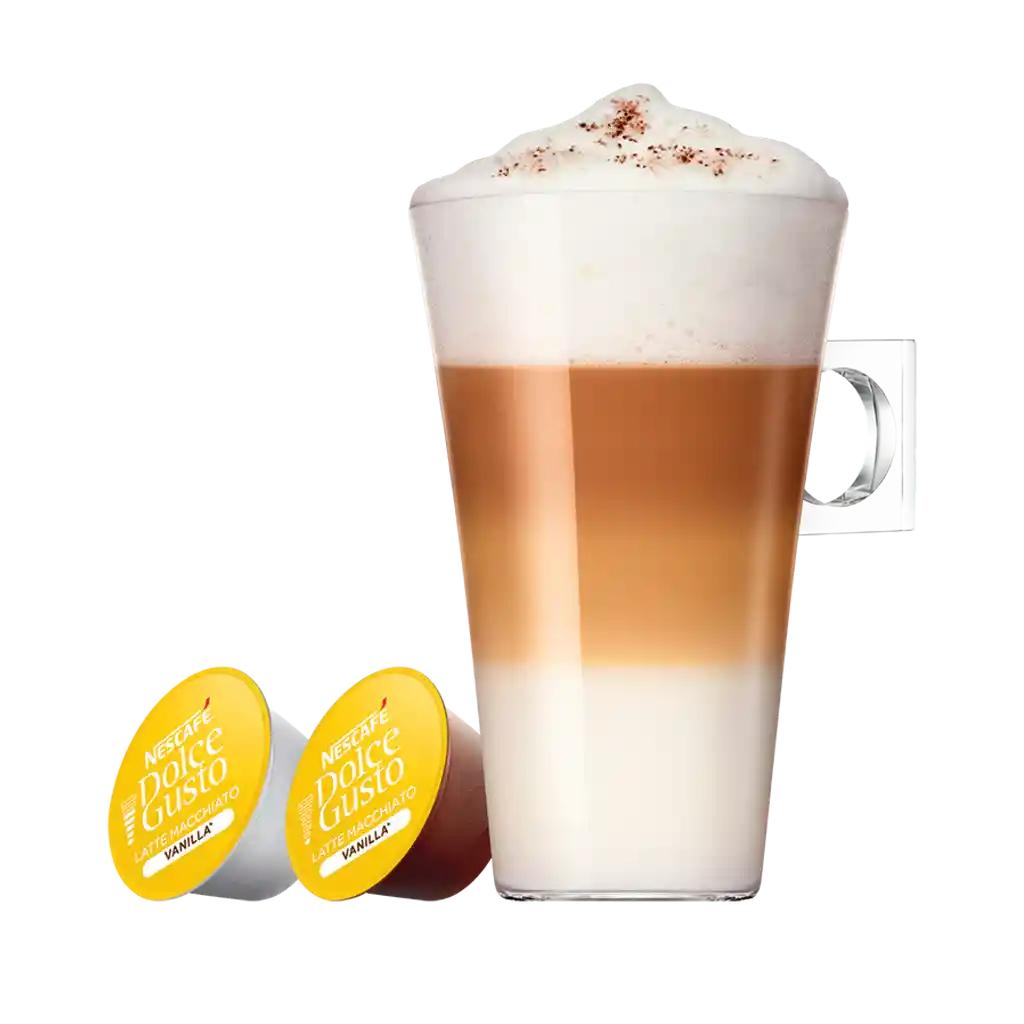 Cápsulas de Café NESCAFÉ DOLCE GUSTO Latte Macchiato Vainilla x 117,5g