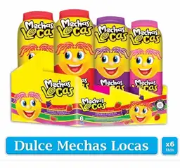 Mechas Locas Caramelo Blando Sabor Frutal Surtido