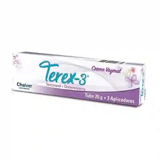 Terex-3 Terconazol/dexametasona Crema Vaginal