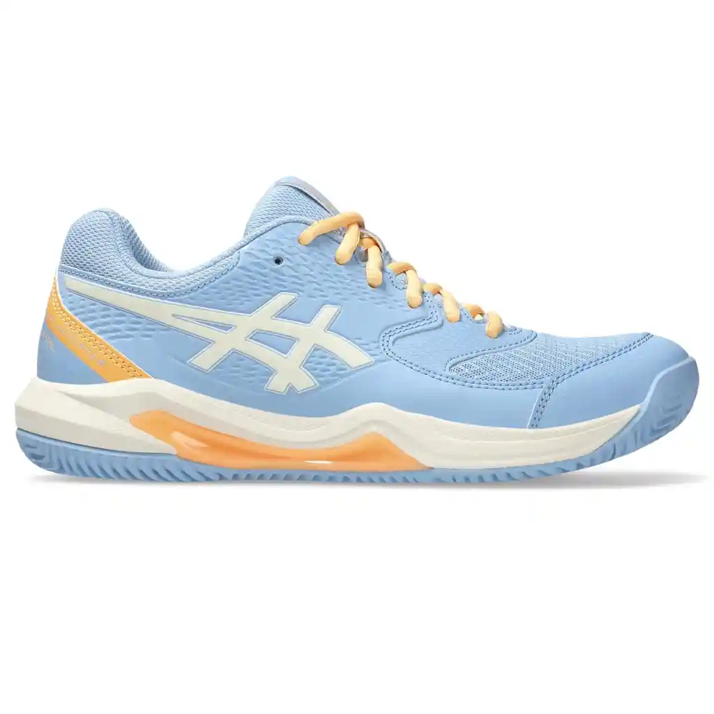 Tenis de Pádel Para Mujer Asics Gel Dedicate 8 - Azul Cielo/naranja