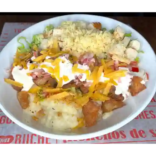 Bowl con Cevibuche de Chicharrón